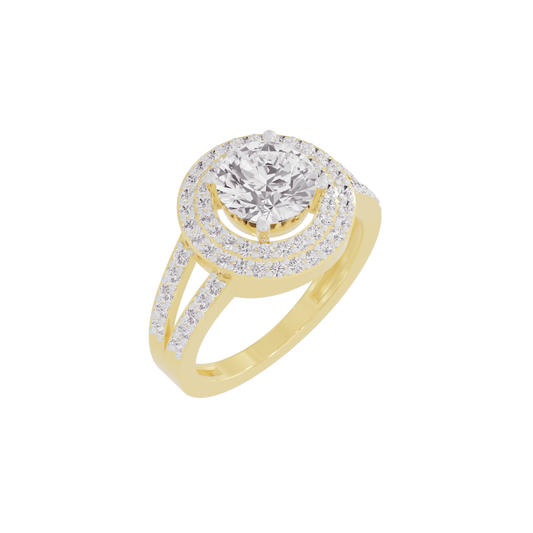 Opulent Oasis Diamond Ring