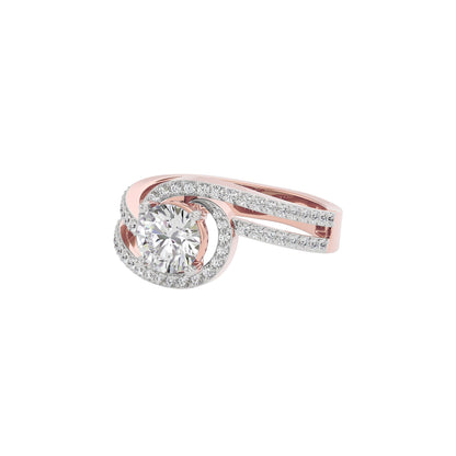 Heavenly Haven Diamond Ring 18 KT / Rose Gold / 22