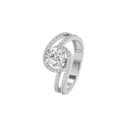 Heavenly Haven Diamond Ring 18 KT / White Gold / 22