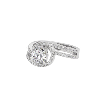 Heavenly Haven Diamond Ring 18 KT / White Gold / 22