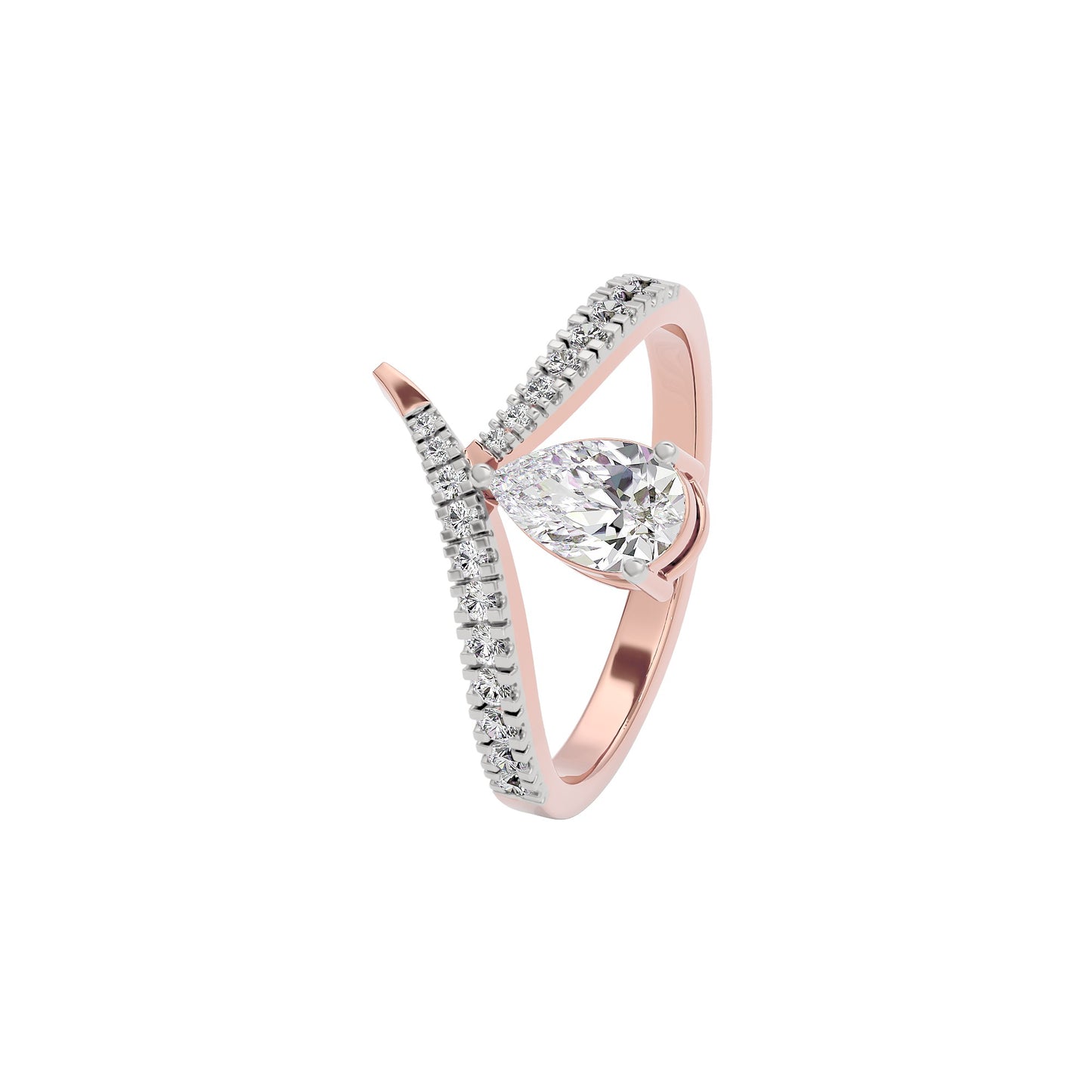 Sublime Splendor Diamond Ring 18 KT / Rose Gold / 22