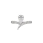 Sublime Splendor Diamond Ring 18 KT / White Gold / 22