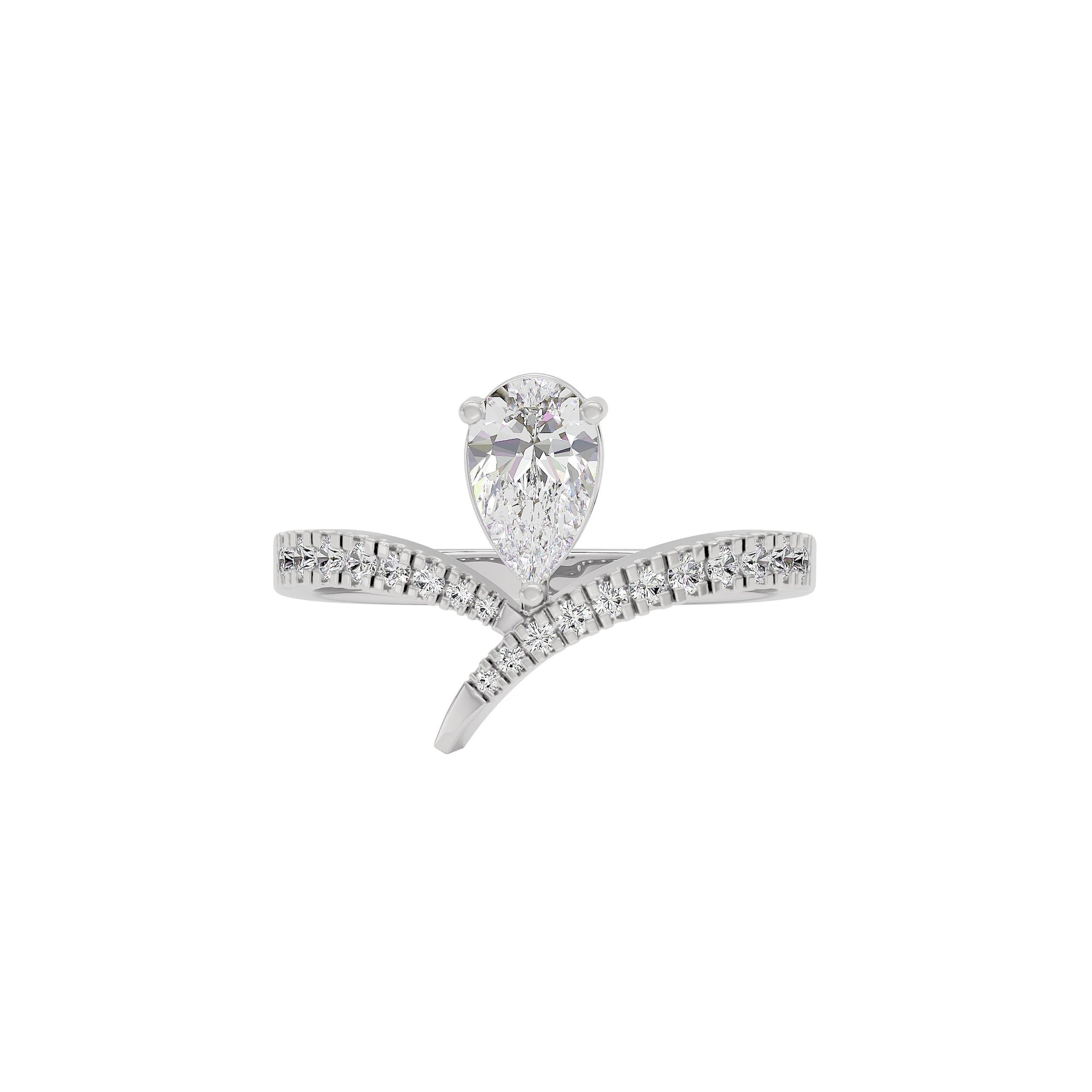 Sublime Splendor Diamond Ring 18 KT / White Gold / 22