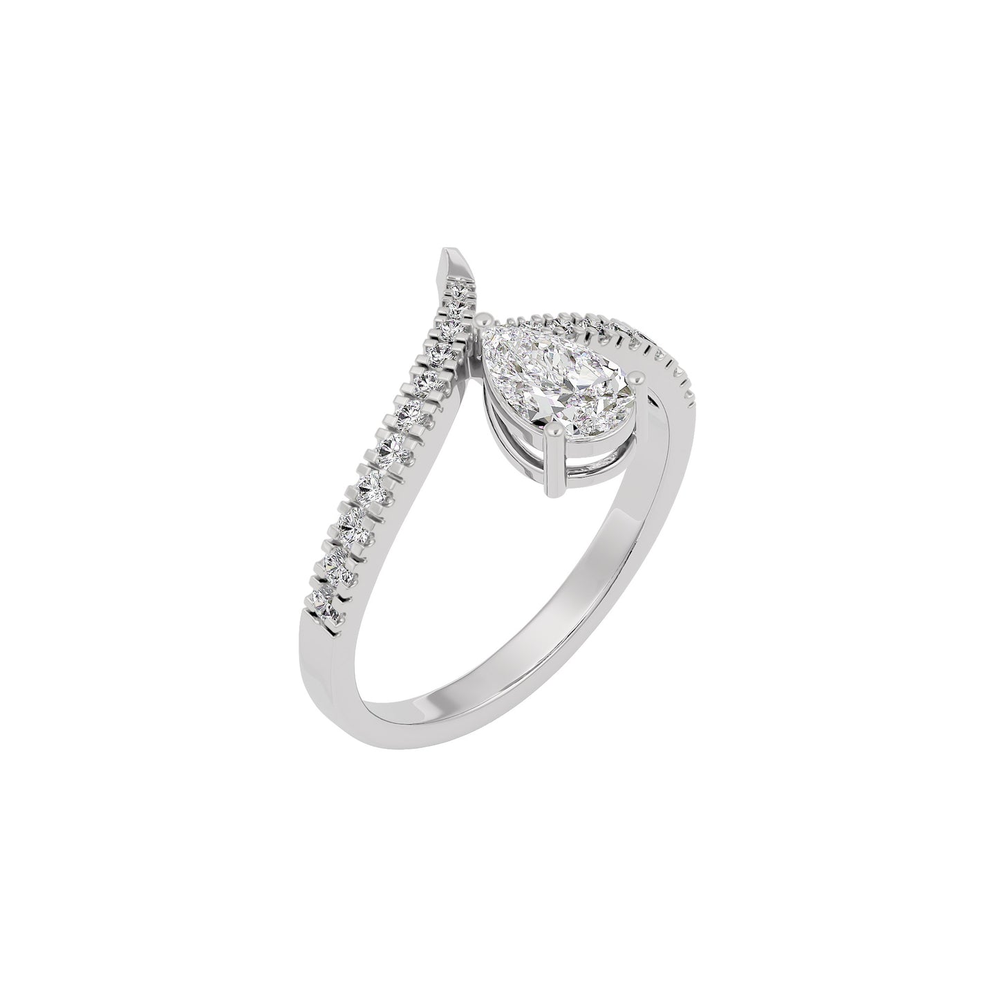 Sublime Splendor Diamond Ring 18 KT / White Gold / 22