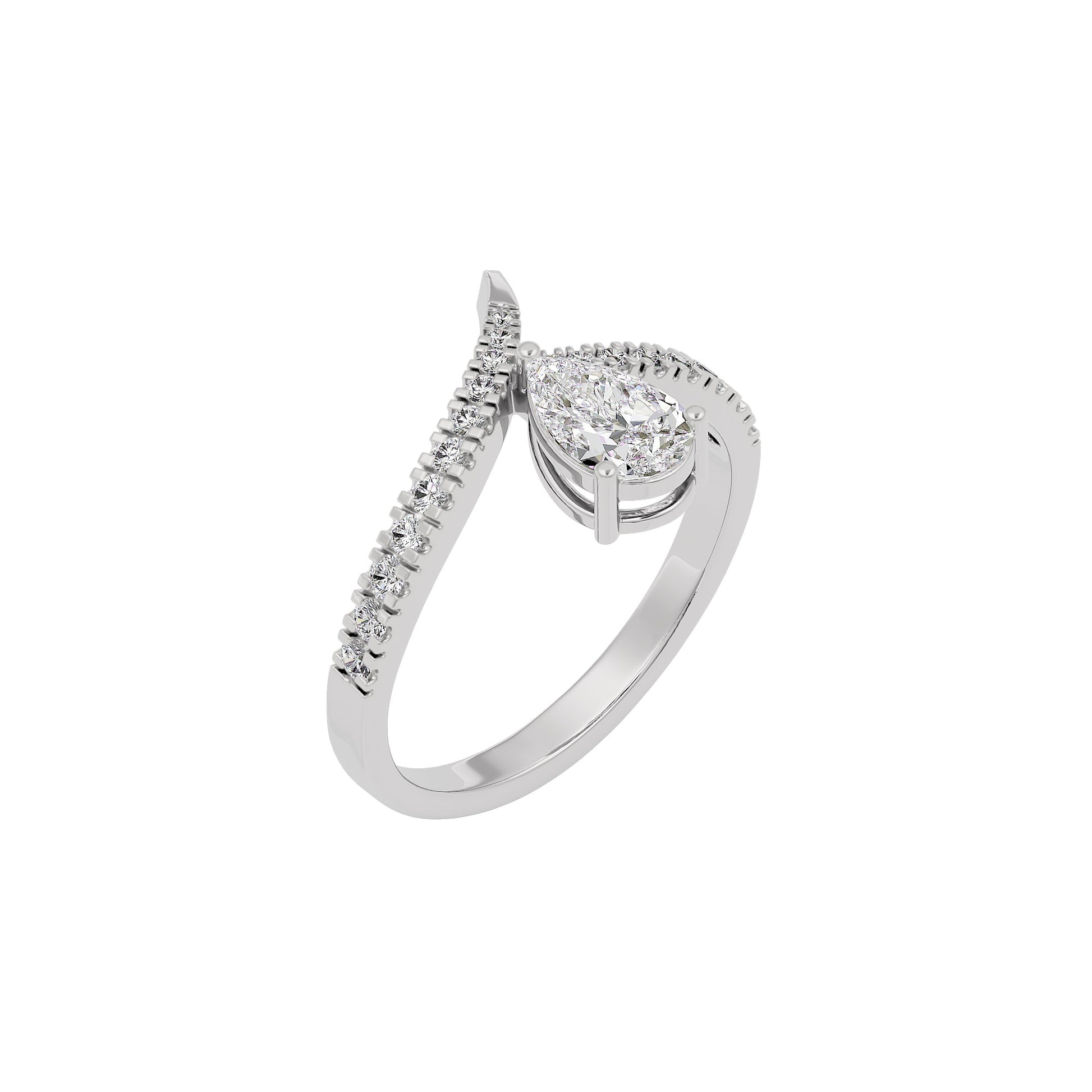 Sublime Splendor Diamond Ring 18 KT / White Gold / 22