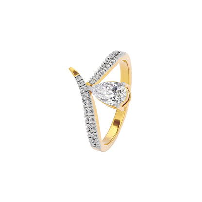 Sublime Splendor Diamond Ring 18 KT / Yellow Gold / 22