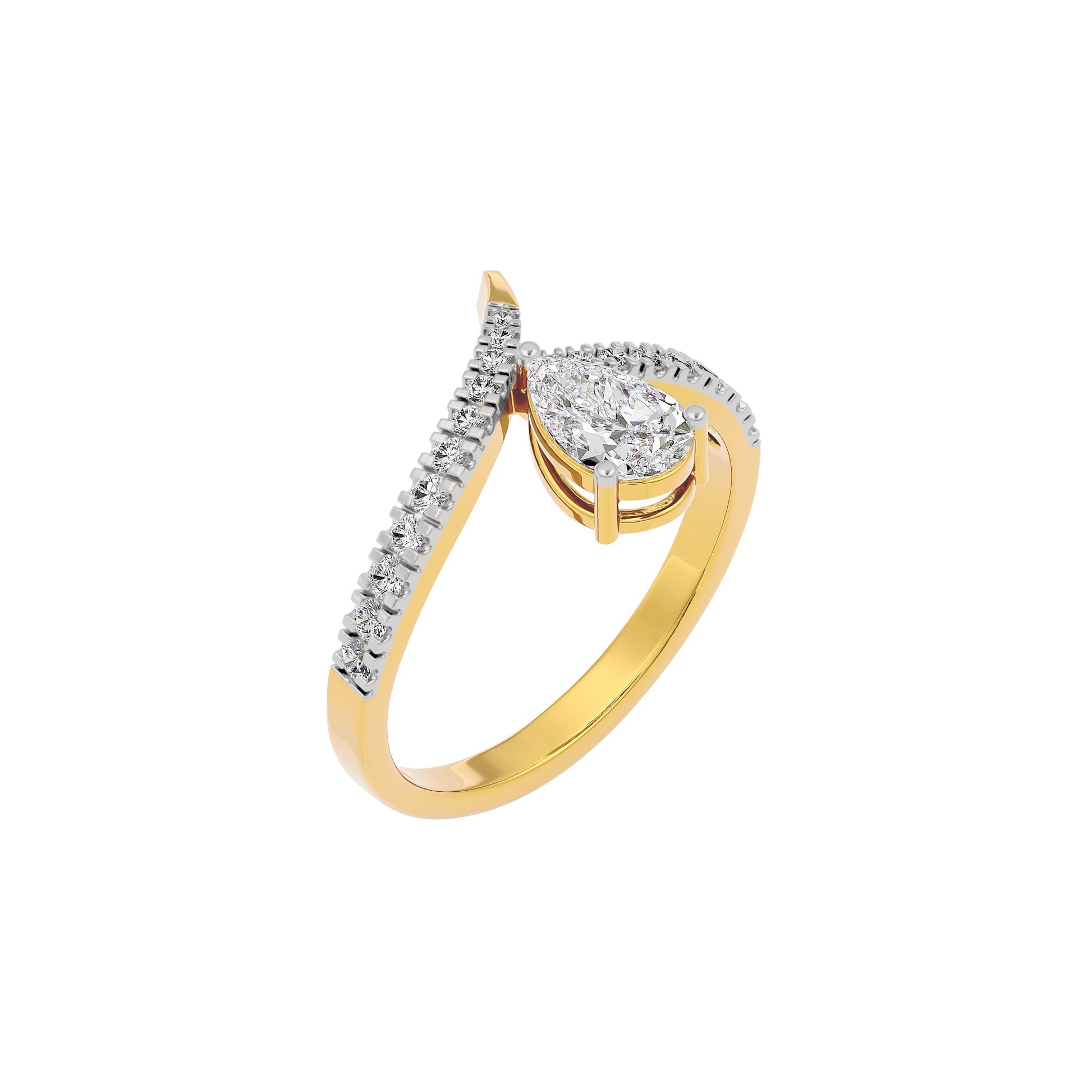 Sublime Splendor Diamond Ring 18 KT / Yellow Gold / 22