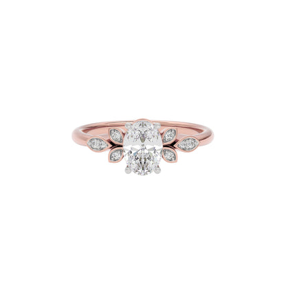Enchanting Aura Diamond Ring 18 KT / Rose Gold / 22