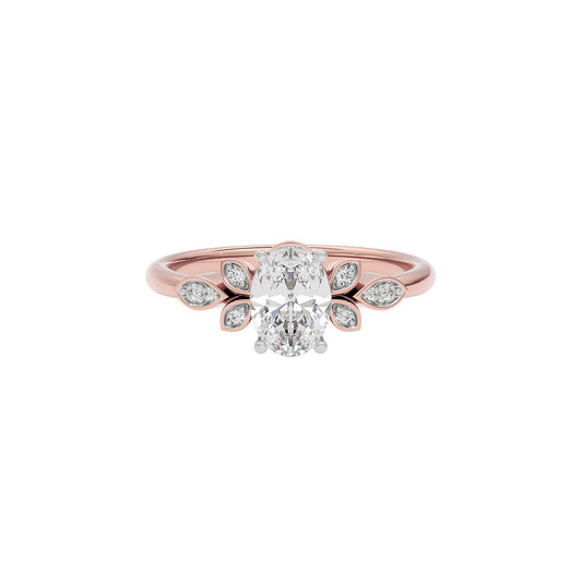Enchanting Aura Diamond Ring 18 KT / Rose Gold / 22