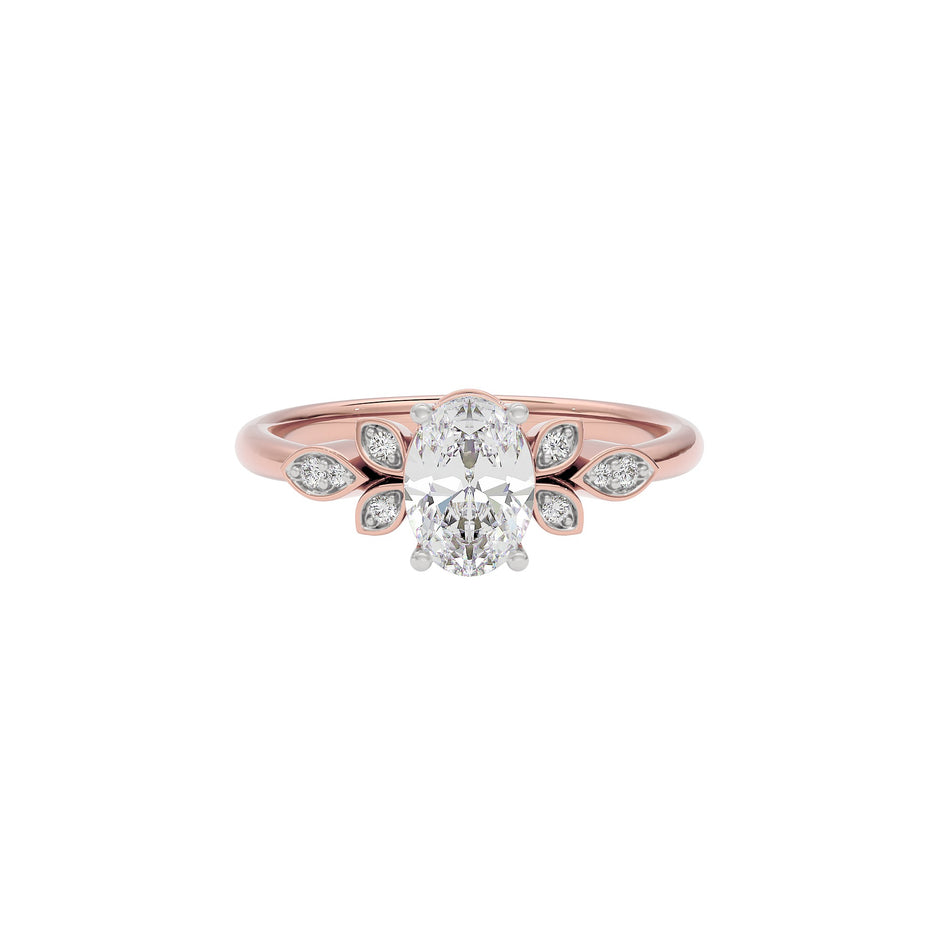 Enchanting Aura Diamond Ring 18 KT / Rose Gold / 22