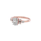 Enchanting Aura Diamond Ring 18 KT / Rose Gold / 22