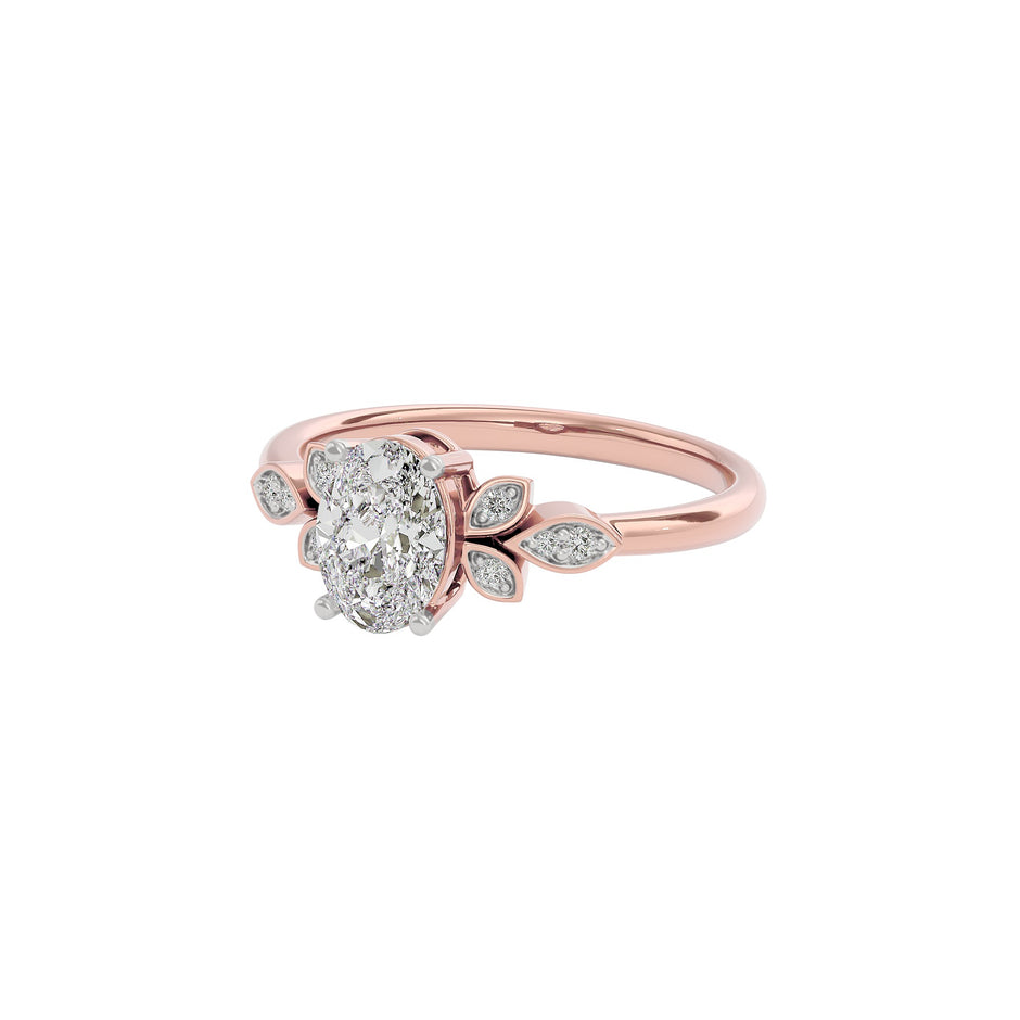 Enchanting Aura Diamond Ring 18 KT / Rose Gold / 22