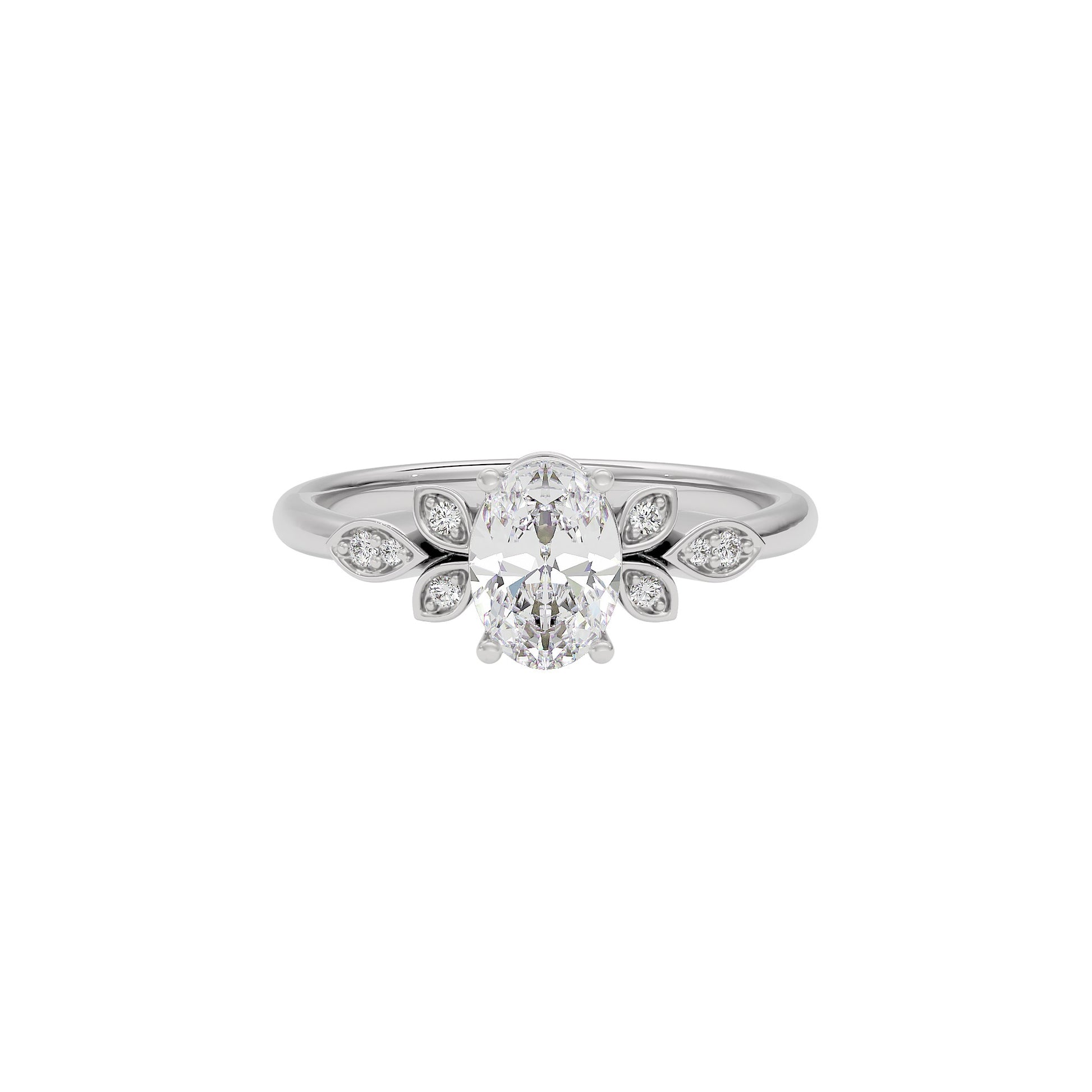 Enchanting Aura Diamond Ring 18 KT / White Gold / 22