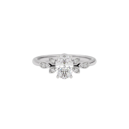 Enchanting Aura Diamond Ring 18 KT / White Gold / 22