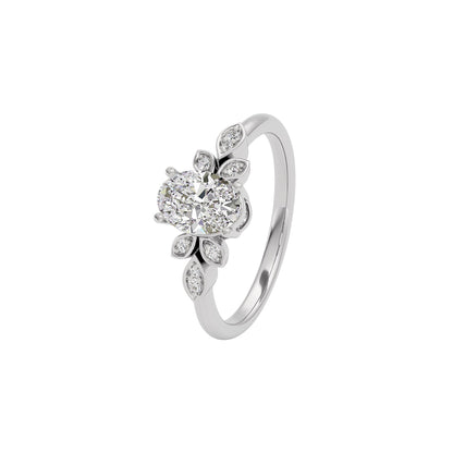 Enchanting Aura Diamond Ring 18 KT / White Gold / 22