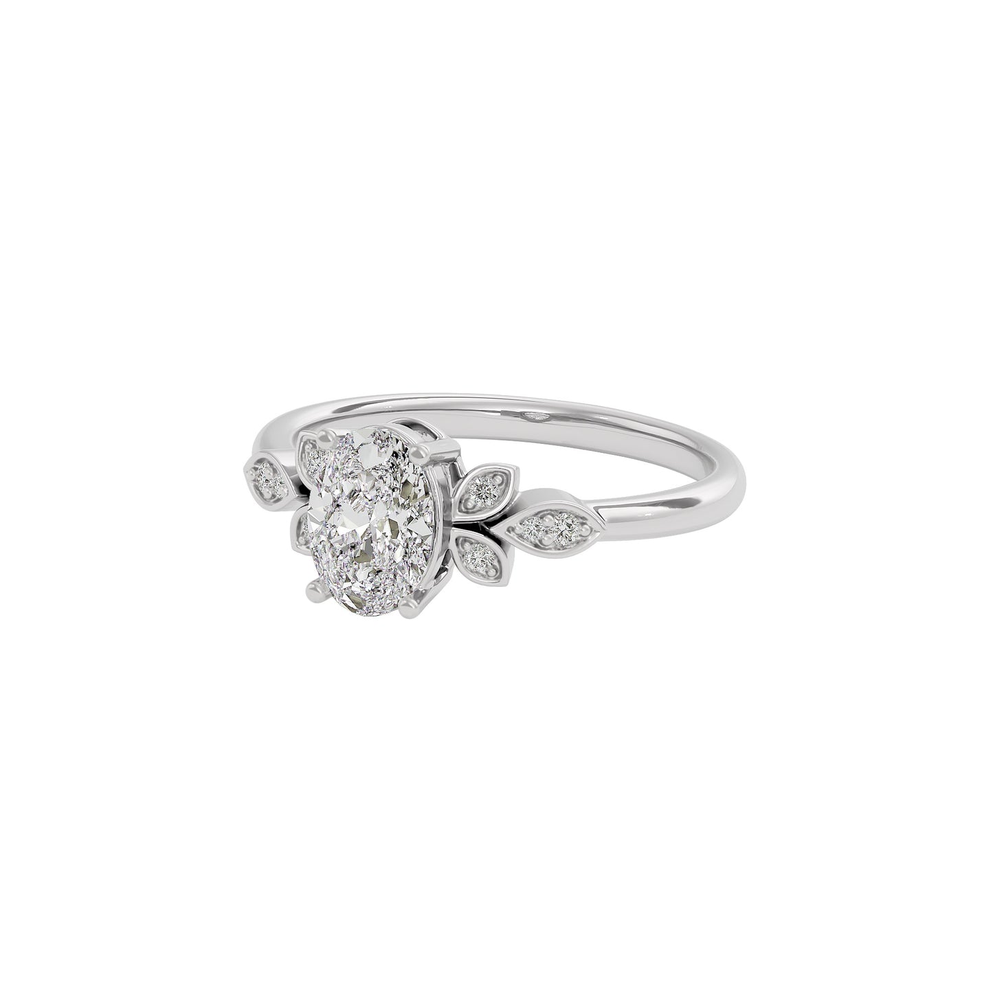Enchanting Aura Diamond Ring 18 KT / White Gold / 22