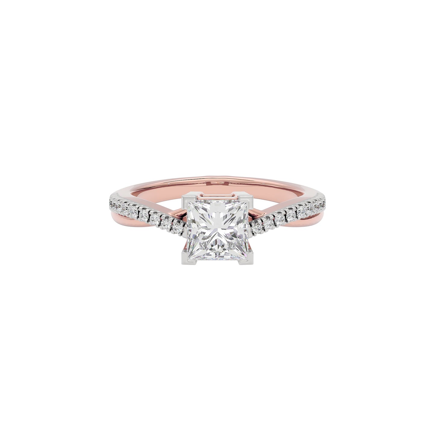 Tranquil Tides Diamond Ring 18 KT / Rose Gold / 22