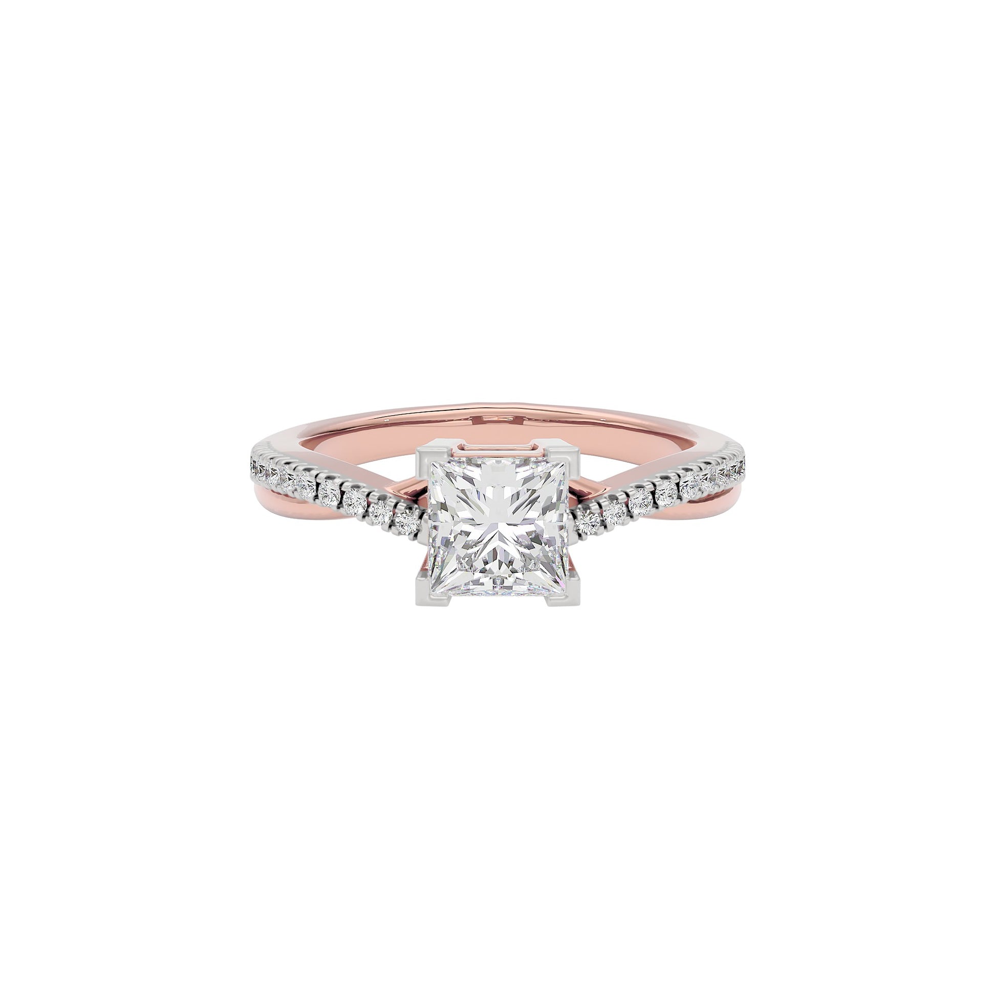 Tranquil Tides Diamond Ring 18 KT / Rose Gold / 22