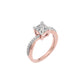 Tranquil Tides Diamond Ring 18 KT / Rose Gold / 22