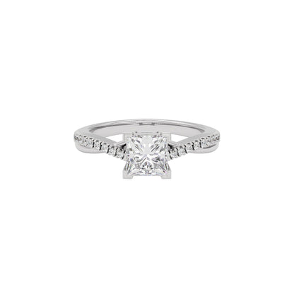 Tranquil Tides Diamond Ring 18 KT / White Gold / 22