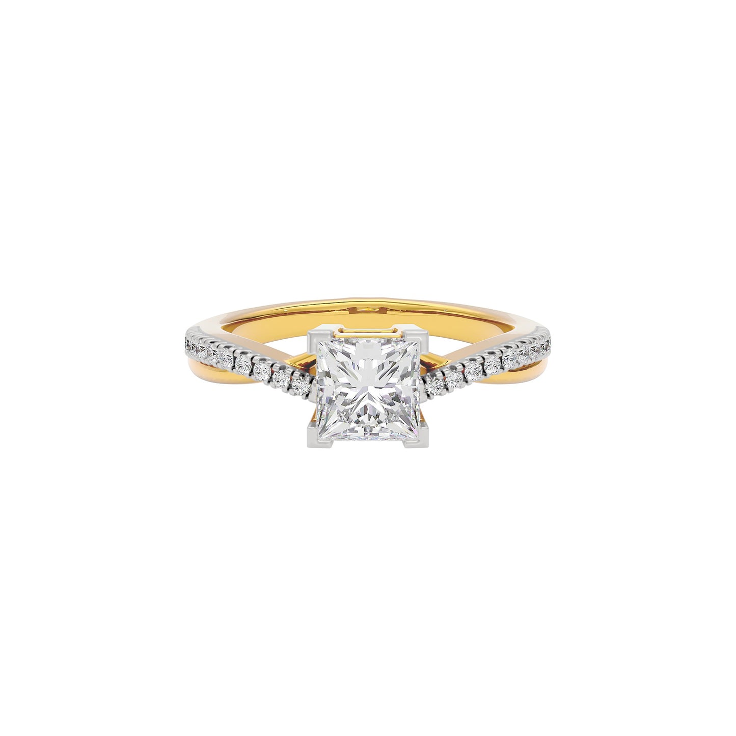 Tranquil Tides Diamond Ring 18 KT / Yellow Gold / 22
