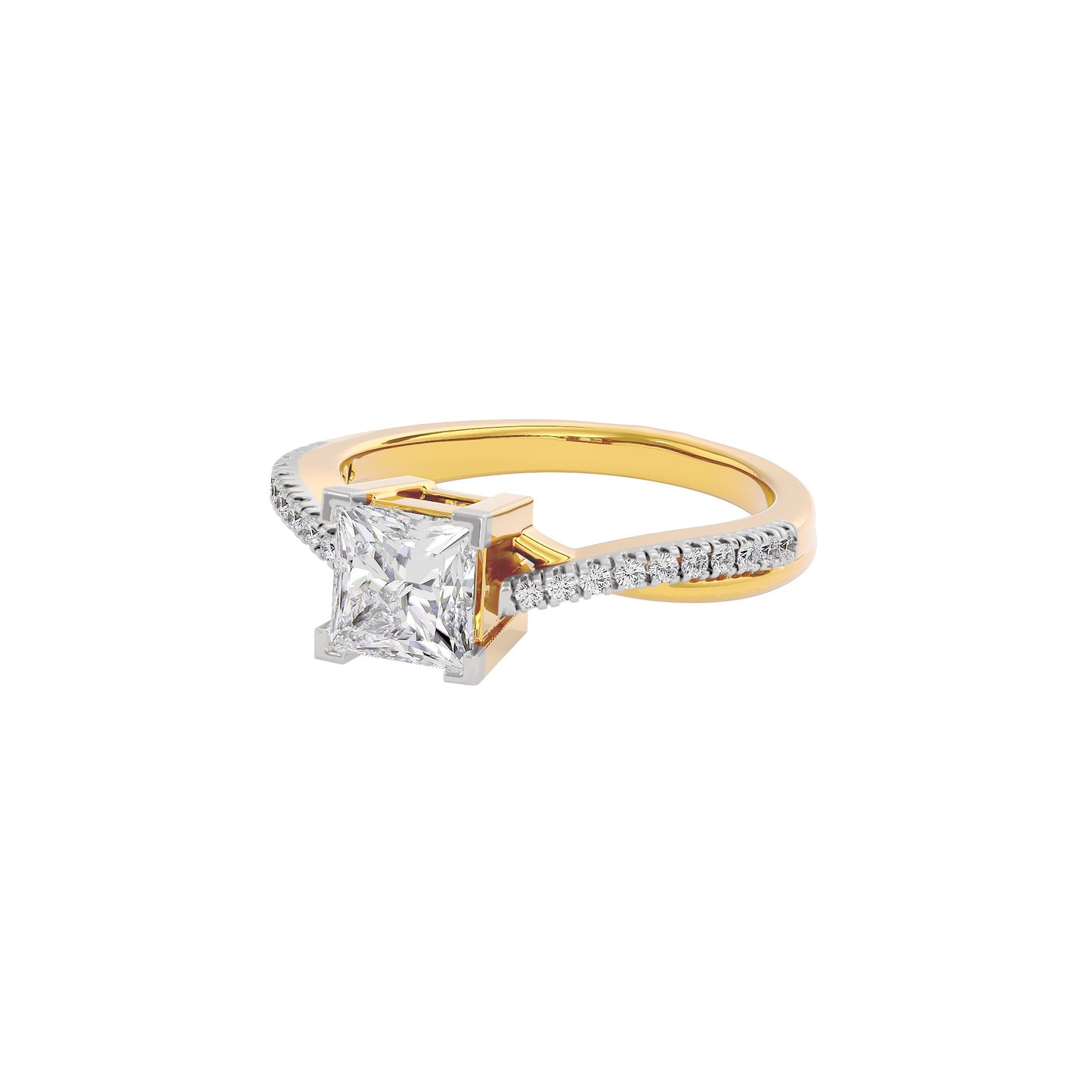 Tranquil Tides Diamond Ring 18 KT / Yellow Gold / 22