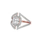 Lustrous Lullaby Diamond Ring 18 KT / Rose Gold / 22