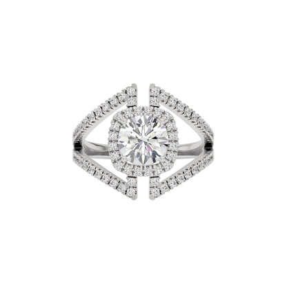 Lustrous Lullaby Diamond Ring 18 KT / White Gold / 22