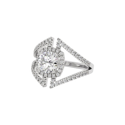 Lustrous Lullaby Diamond Ring 18 KT / White Gold / 22