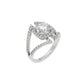 Lustrous Lullaby Diamond Ring 18 KT / White Gold / 22