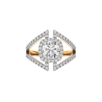 Lustrous Lullaby Diamond Ring 18 KT / Yellow Gold / 22