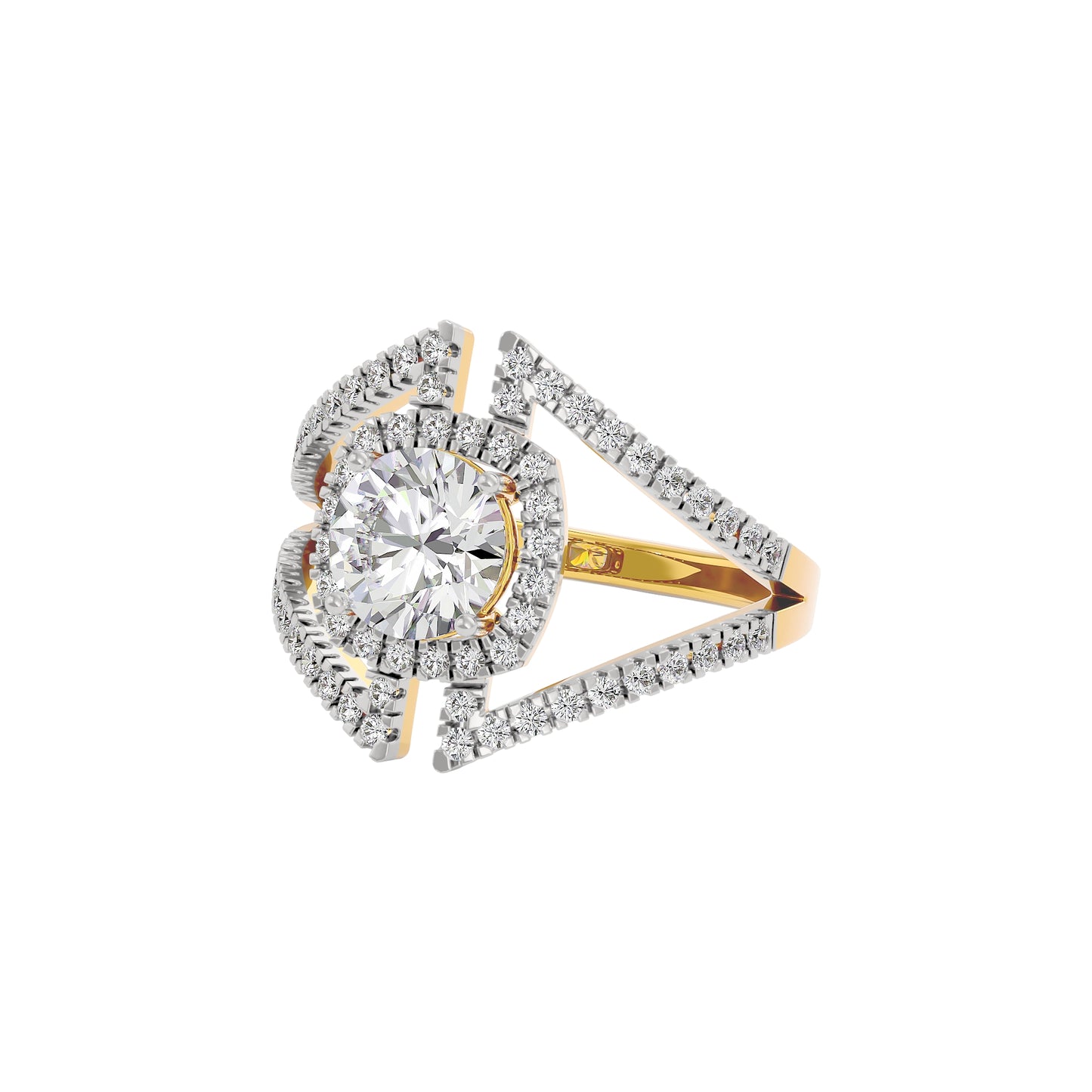 Lustrous Lullaby Diamond Ring 18 KT / Yellow Gold / 22