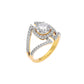 Lustrous Lullaby Diamond Ring 18 KT / Yellow Gold / 22