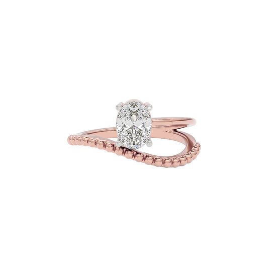 Moonlight Mirage Diamond Ring 18 KT / Rose Gold / 22