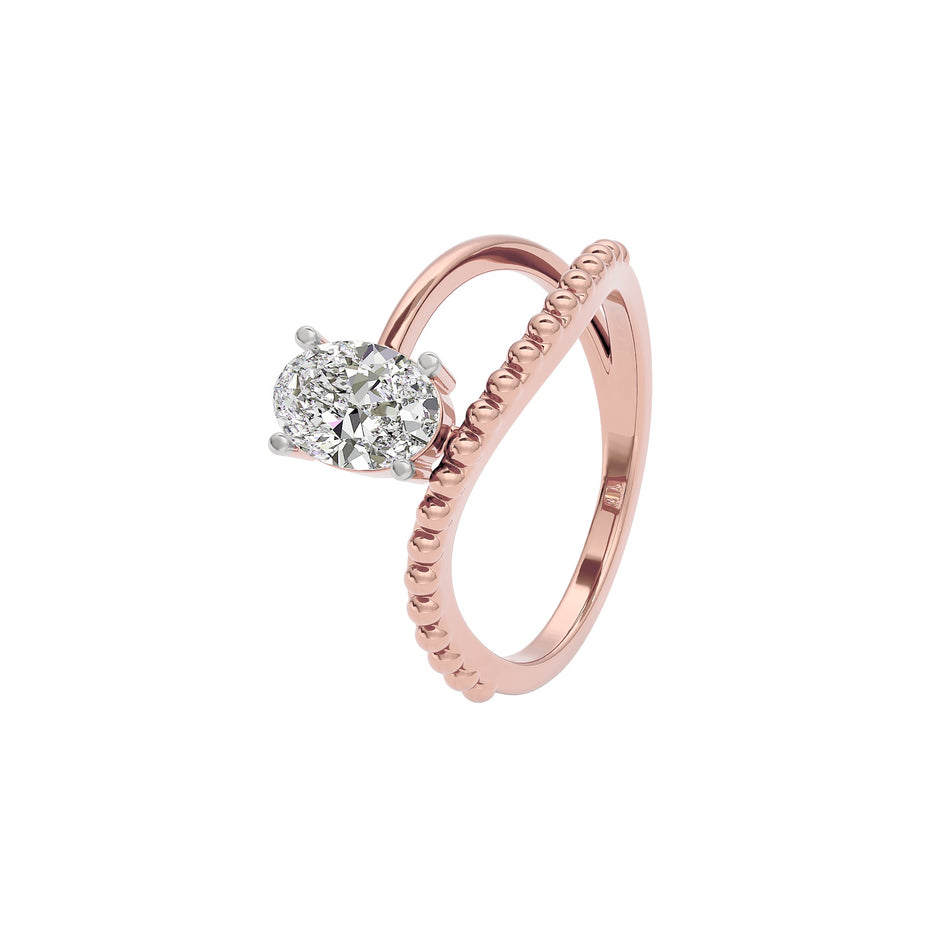 Moonlight Mirage Diamond Ring 18 KT / Rose Gold / 22