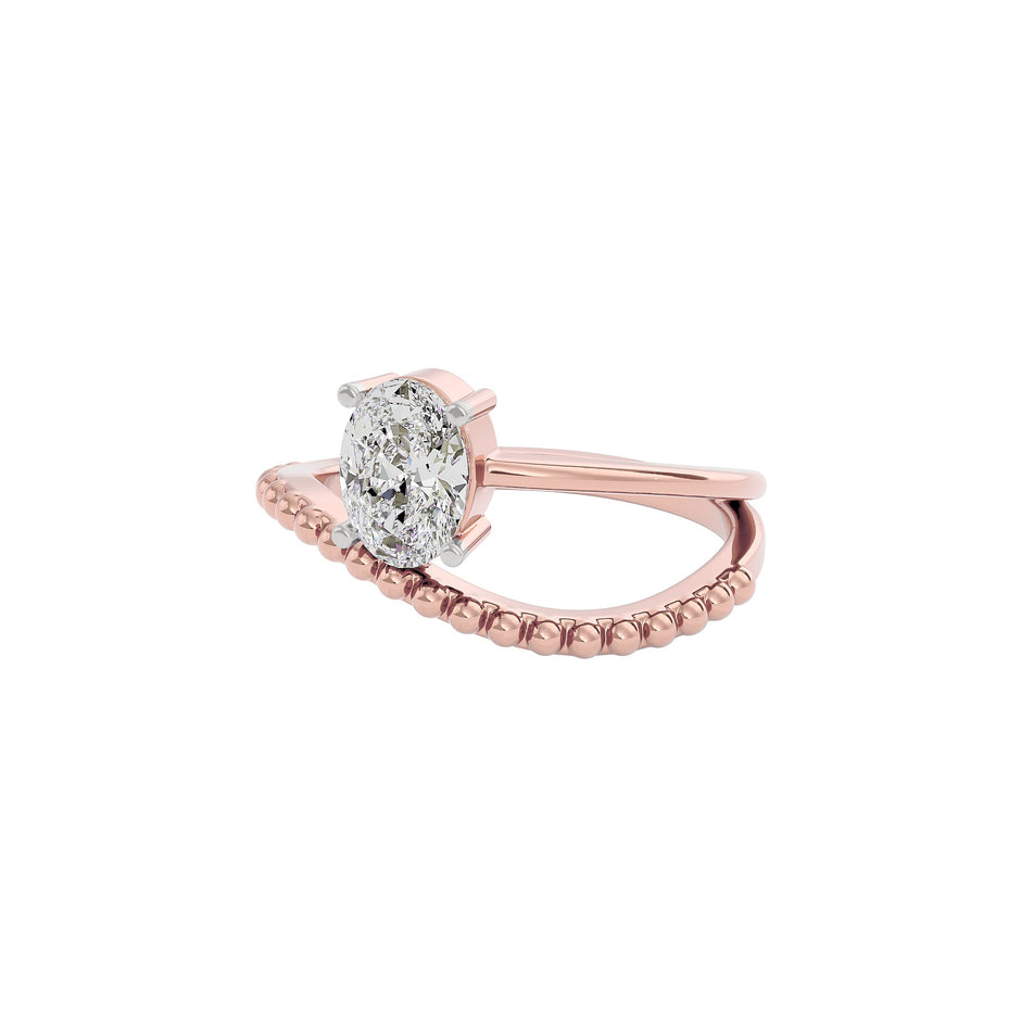 Moonlight Mirage Diamond Ring 18 KT / Rose Gold / 22
