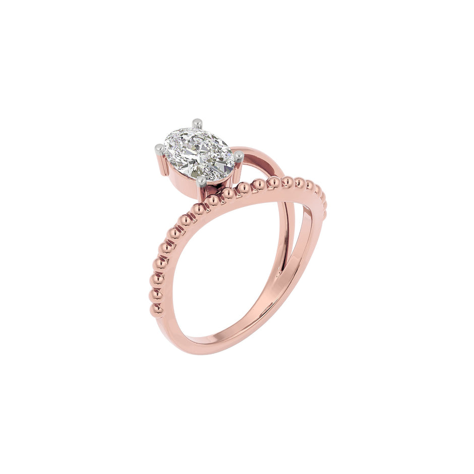 Moonlight Mirage Diamond Ring 18 KT / Rose Gold / 22