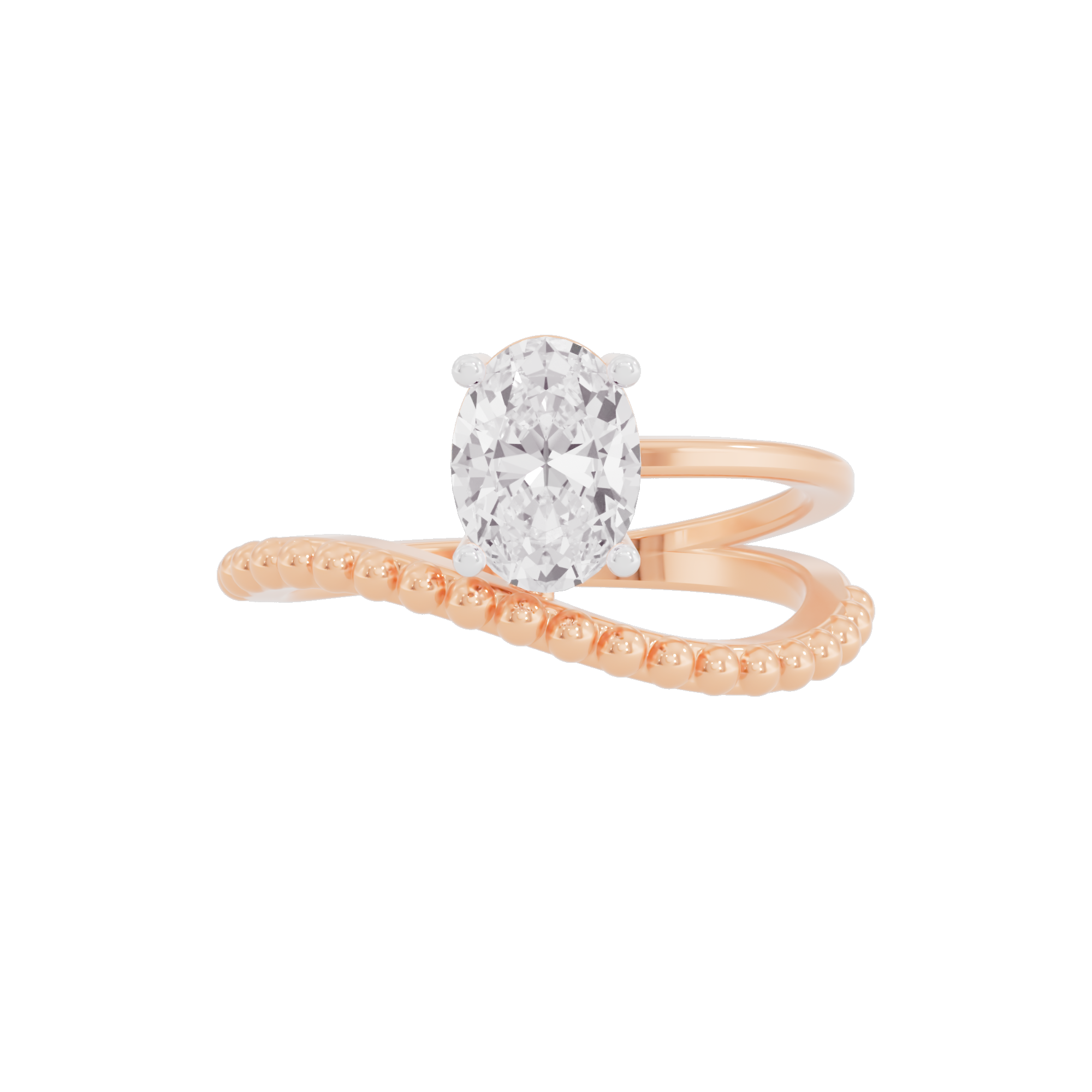 Moonlight Mirage Diamond Ring