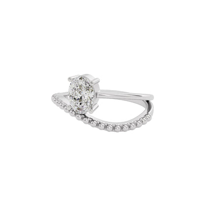 Moonlight Mirage Diamond Ring 18 KT / White Gold / 22