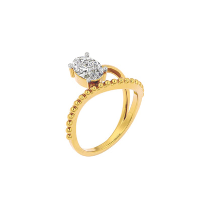 Moonlight Mirage Diamond Ring 18 KT / Yellow Gold / 22