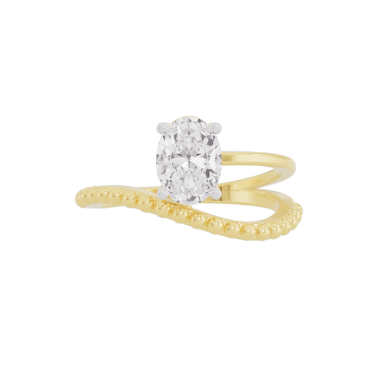 Moonlight Mirage Diamond Ring