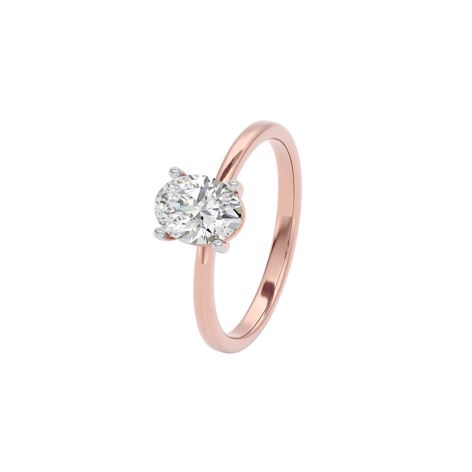 Eclat Serenity Diamond Ring 18 KT / Rose Gold / 22