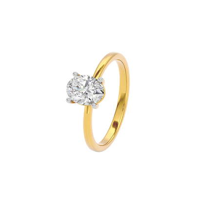 Eclat Serenity Diamond Ring 18 KT / Yellow Gold / 22