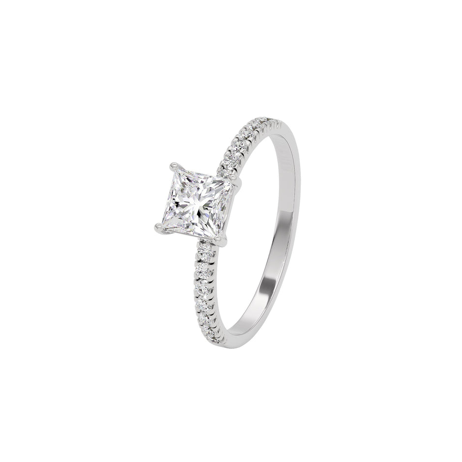 Dazzling Dream Diamond Ring 18 KT / White Gold / 22