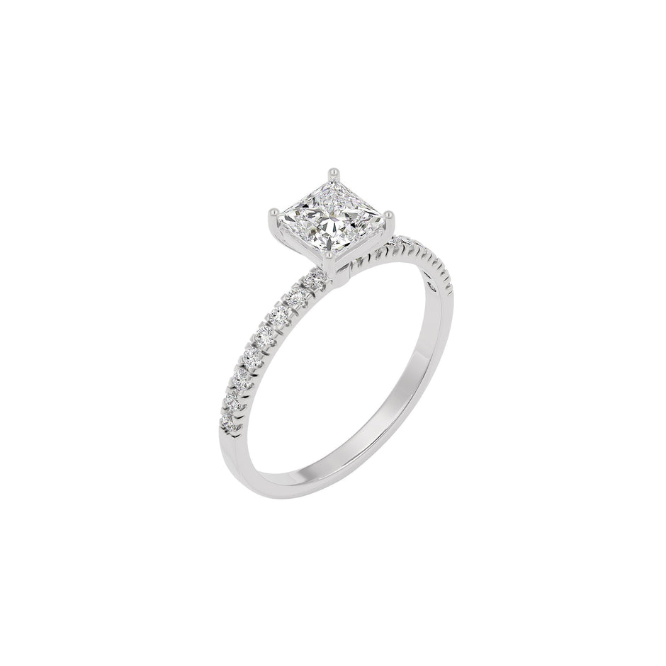 Dazzling Dream Diamond Ring 18 KT / White Gold / 22