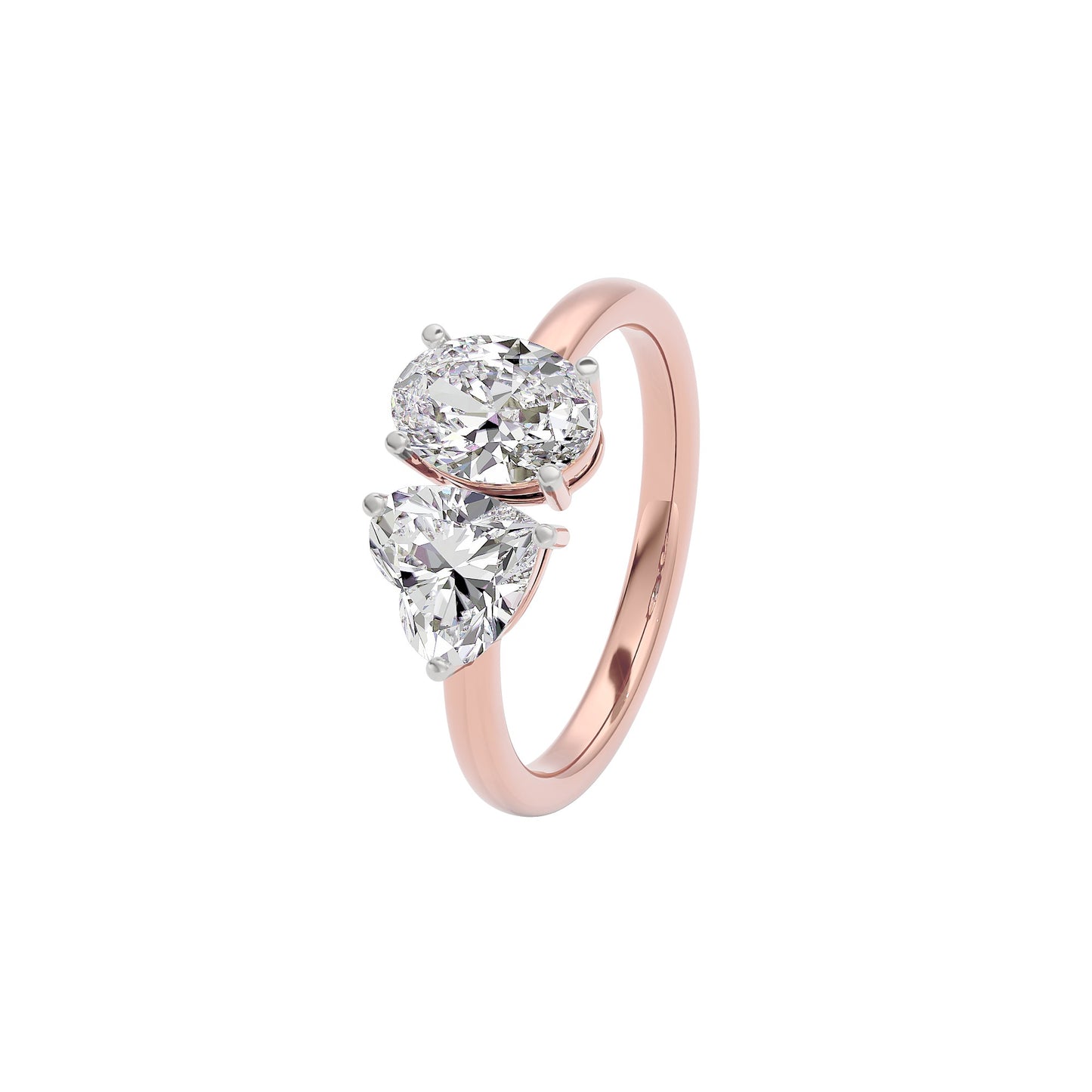Regal Splendor Diamond Ring 18 KT / Rose Gold / 22