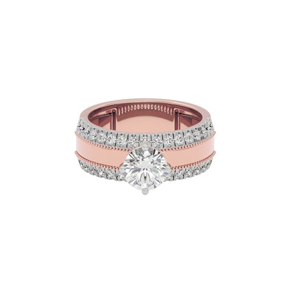 Diamond Dynasty Diamond Ring 18 KT / Rose Gold / 22