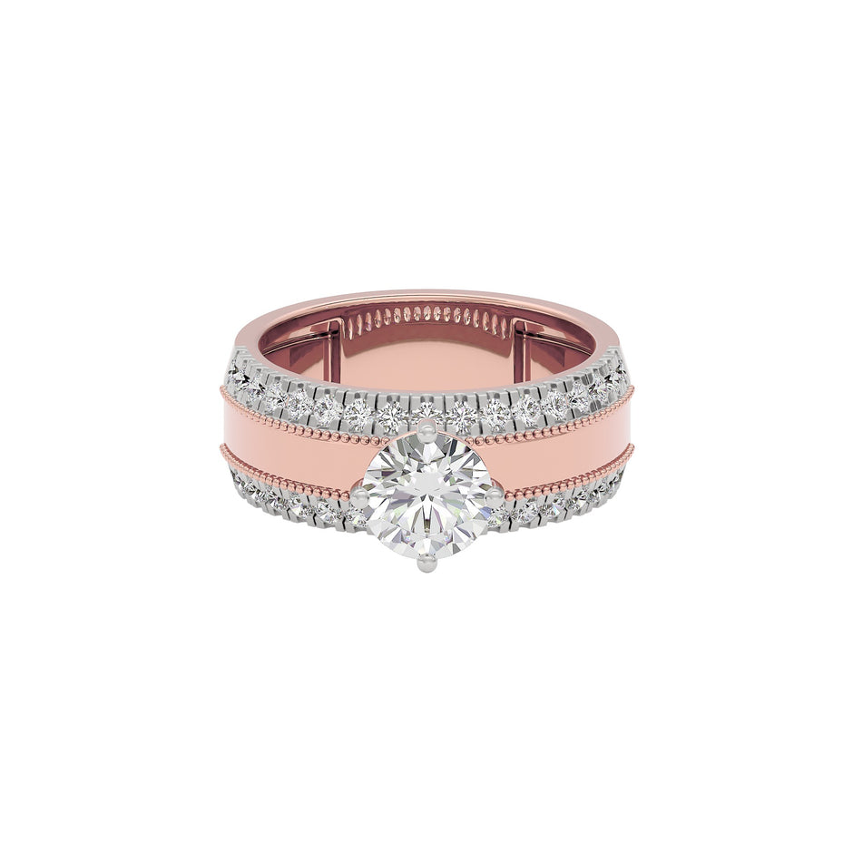 Diamond Dynasty Diamond Ring 18 KT / Rose Gold / 22