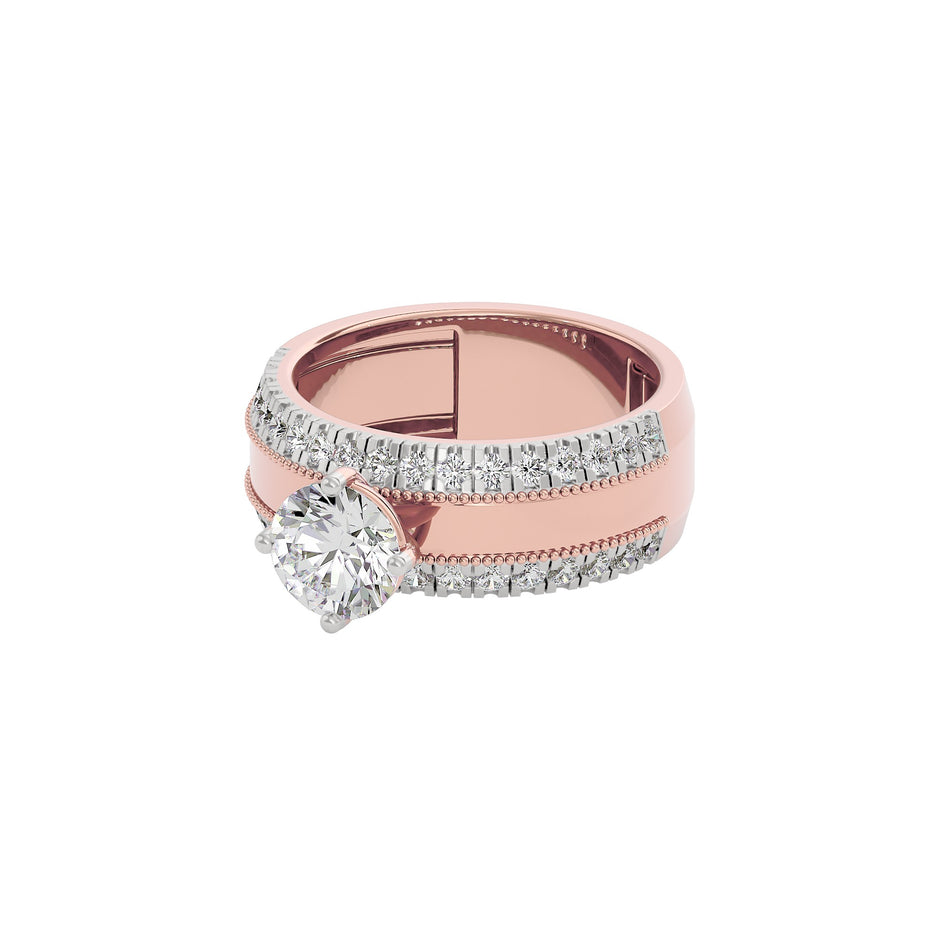 Diamond Dynasty Diamond Ring 18 KT / Rose Gold / 22