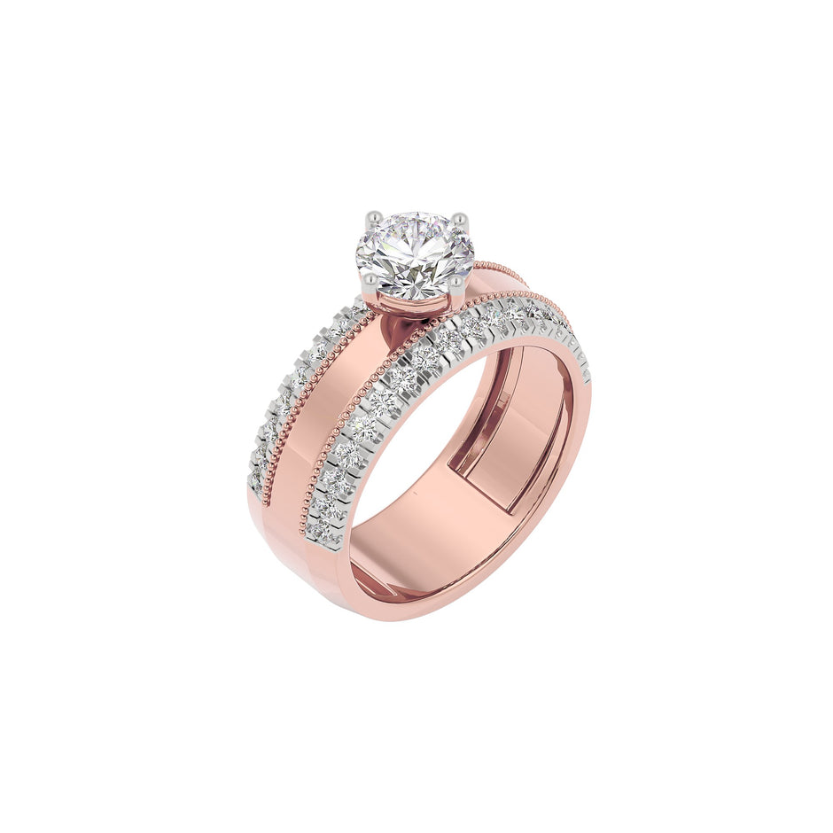 Diamond Dynasty Diamond Ring 18 KT / Rose Gold / 22